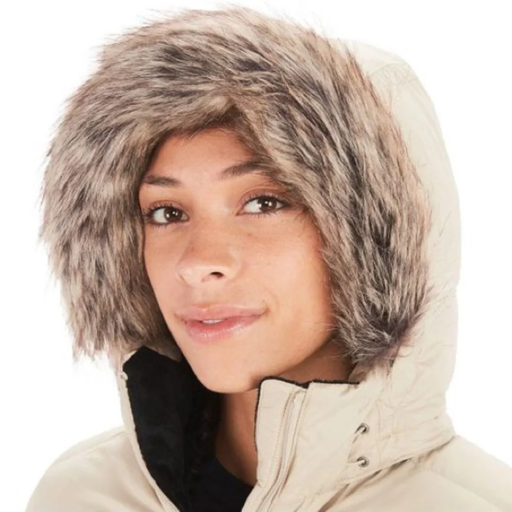 NWTs Marmot Women’s Montreaux Long Down Coat. Sandbar. Small - Picture 4 of 11